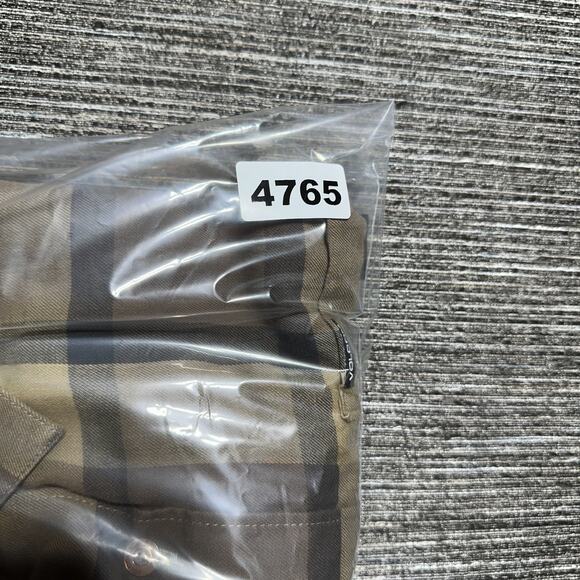 Volcom Shirt Men's Large Brown Plaid Long Sleeve Button Up - Picture 14 of 14